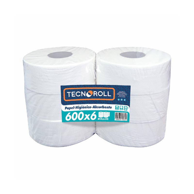 Higiénico Tecnoroll jumbo 600 m x6