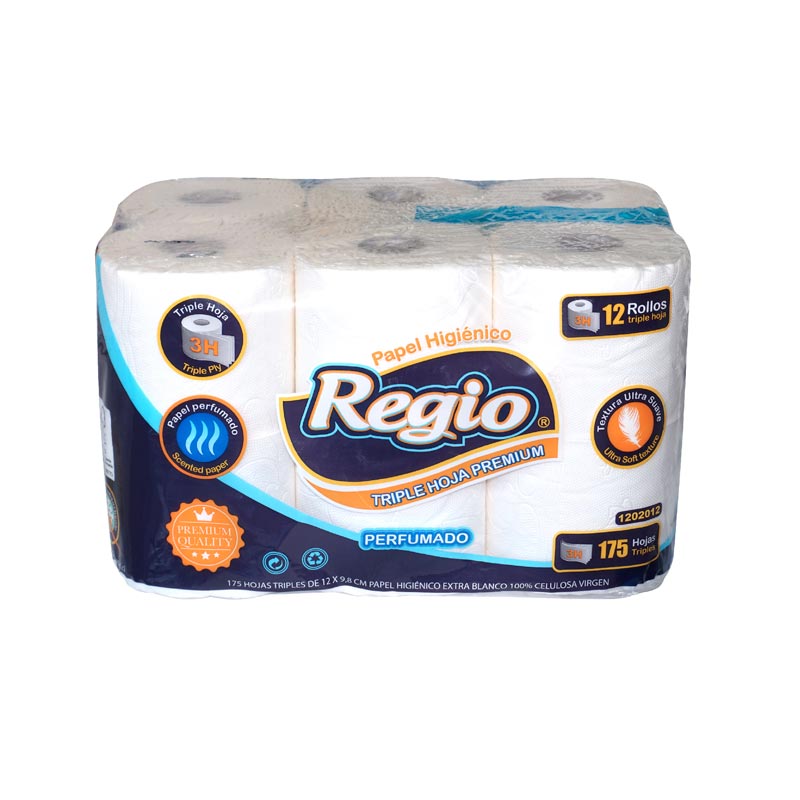 Higiénico Regio Premium triple hoja aromatizado