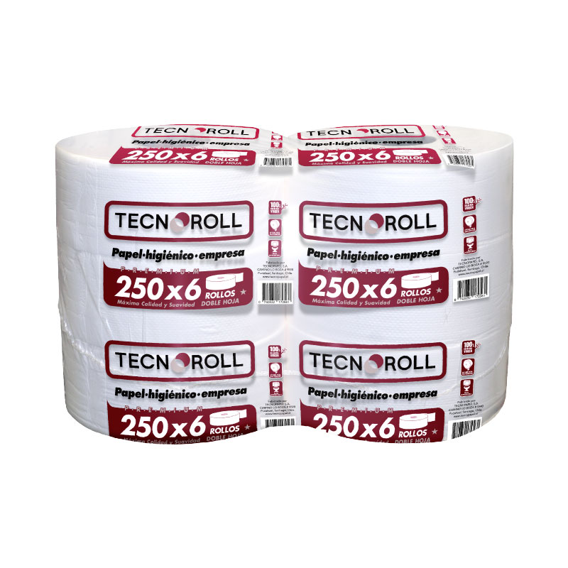 Higiénico Tecnoroll jumbo 250 m x6 DH