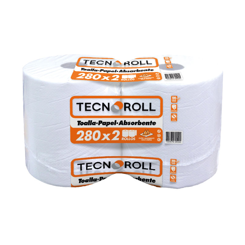 Toalla Tecnoroll jumbo 280 m x2