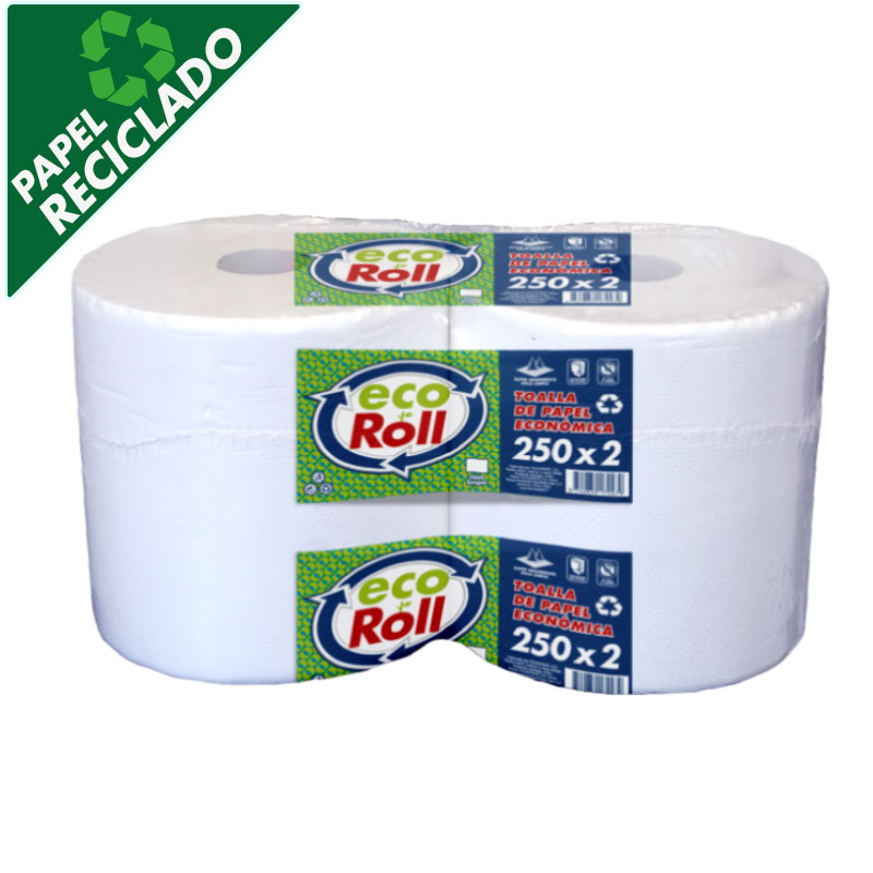 Toalla Ecoroll Económica 250m x 2