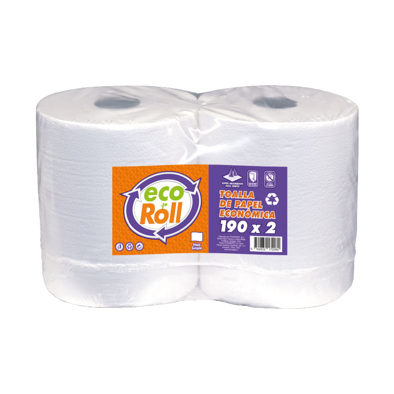 Toalla EcoRoll HS Económica 190 m x 2