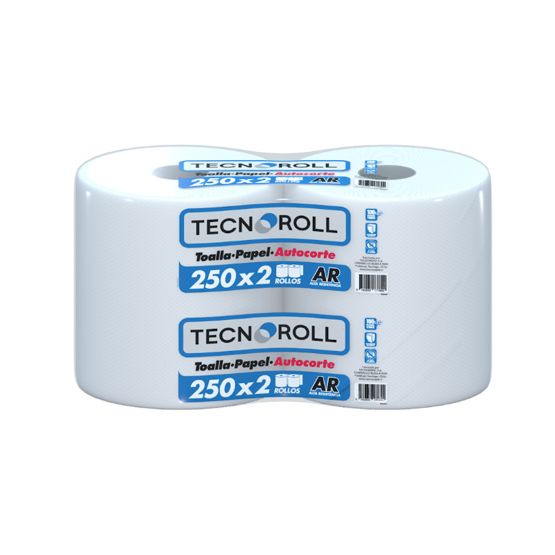 Toalla Tecnoroll  HS/AR 250 x2