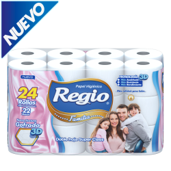Higiénico Regio Familia 22m x 24 rollos DH