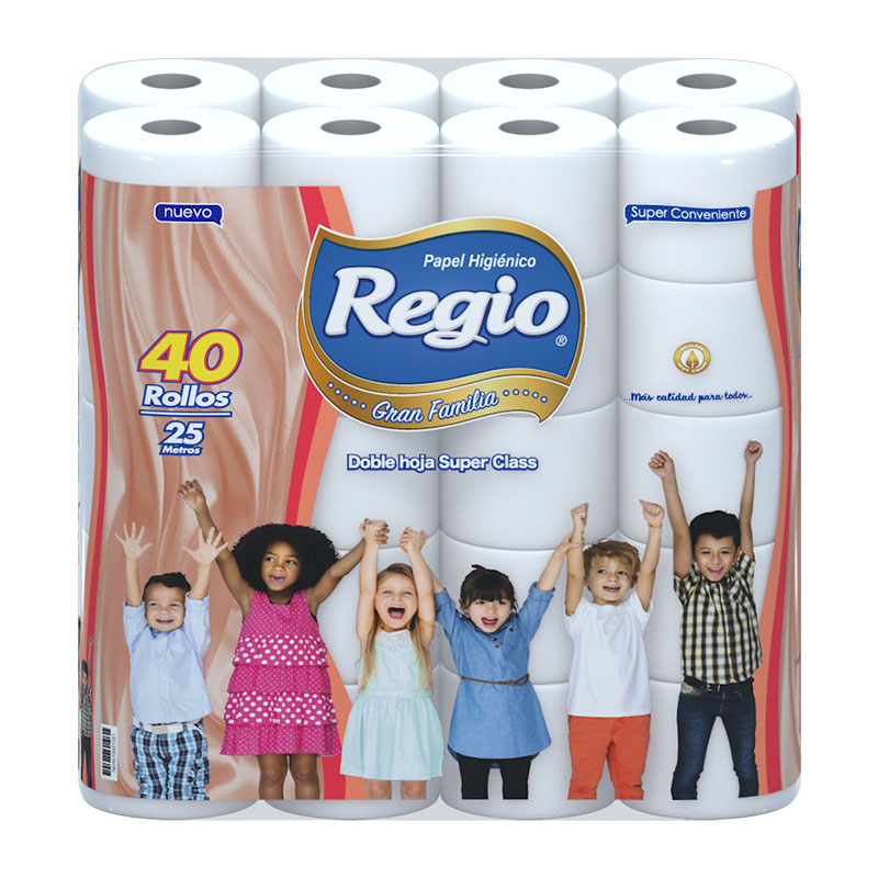 Higiénico Regio Gran Familia 25m x 40 rollos DH